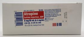 ATROPINE SULFATE INJ, USP MDV 0.4MG/ML 20ML