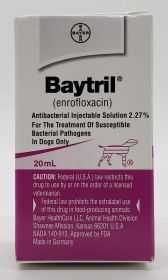 BAYTRIL 2.27% 20ML INJ NADA# 140-913