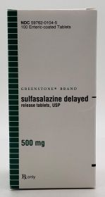 SULFASALAZINE DELAYED RELEASE TAB (ENTERIC-COATED), USP 500MG