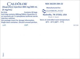 CALDOLOR INJ BAG 800MG 200ML