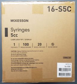 Tuberculin Syringe 5mL Blister Pack Luer Lock Tip Without Safety