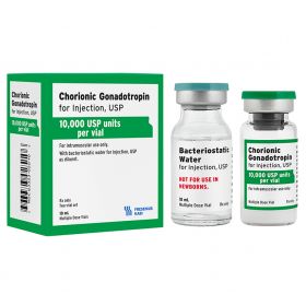 CHORIONIC GONADOTROPIN INJ, USP MDV 10,000 UNIT 10ML***