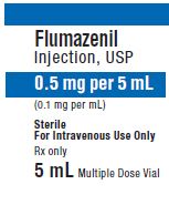 FLUMAZENIL INJ, USP MDV 0.1MG/ML 5ML