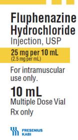 FLUPHENAZINE HYDROCHLORIDE INJ, USP MDV 2.5MG/ML 10ML