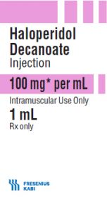 HALOPERIDOL DECANOATE INJ 100MG/ML 1ML