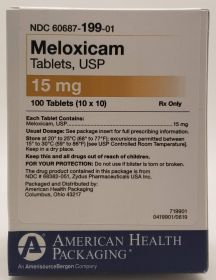 MELOXICAM TAB 15MG 100UD