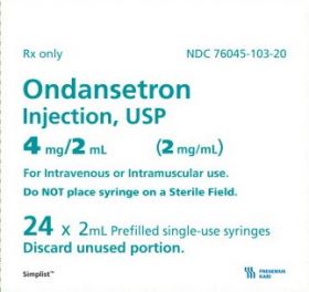 ONDANSETRON INJ, USP PREFILLED SYRINGE 4MG 2ML