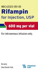 RIFAMPIN INJ, USP (I.V.) 600MG/VIAL