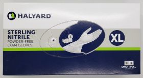 Gloves, XL, Exam, Sterling Nitrile, Nonsterile, Standard, Gray, Chemo Tested, Box