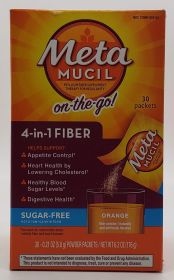 Fiber Supplement Metamucil® Orange Flavor Powder Sugar-Free  DISCONTINUED NDC#