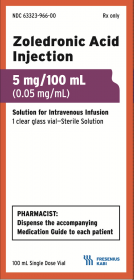 ZOLEDRONIC ACID INJ 5MG 100ML