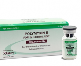 POLYMYXIN B FOR INJ, USP 500,000U