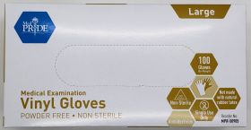 Gloves, Large, Vinyl, Exam, Box