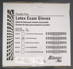 Gloves, Small, Premium Latex, Powder-Free, Exam, White, Case