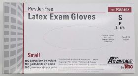 Gloves, Small, Premium Latex, Powder-Free, Exam, White, Box