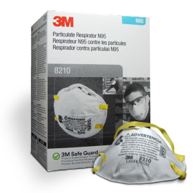 3M PARTICULATE RESPIRATOR 8210 N95 20/BX