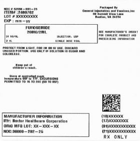 FUROSEMIDE INJ, USP SDV 10MG/ML 2ML