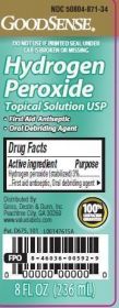 HYDROGEN PEROXIDE TOPICAL SOLUTION, USP 3% 8OZ