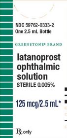 LATANOPROST OPHTHALMIC SOLUTION STERILE 0.005% 125MCG/2.5ML