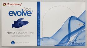 Gloves, Large, Nitrile, Powder-Free, Latex-Free, Exam, Evolve, Box