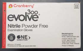 Gloves, Large, Nitrile, Powder-Free, Latex-Free, Exam, Evolve, Case