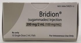 BRIDION INJ 100MG/ML SDV 2ML