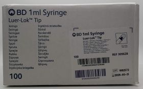 Tuberculin Syringe Bd Luer-Lok 1ML Luer Lock Tip Without Safety MFG# 309628