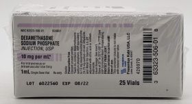 DEXAMETHASONE SODIUM PHOSPHATE INJ, USP SDV PRESERVATIVE-FREE 10MG/ML 1ML