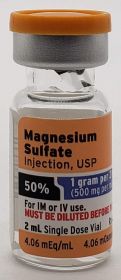 MAGNESIUM SULFATE INJ, USP SDV PRESERVATIVE-FREE 50% 1G 2ML