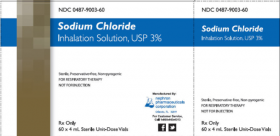 SODIUM CHLORIDE INHALATION SOLUTION, USP 3% INDIVIDUAL UNIT DOSE 4ML