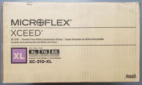 Gloves, XL, Nitrile, Nonsterile, Exam, Not Chemo Approved, Xceed, Blue, Case