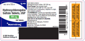 HYDROXYCHLOROQUINE SULFATE TAB, USP 200MG