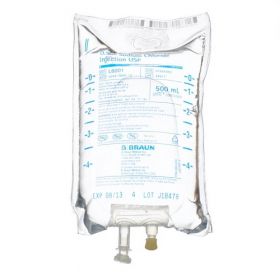 SODIUM CHLORIDE 0.9% INJ, USP, PRESERVATIVE-FREE FLEXIBLE BAG MFG# L8001-EACH, 500ML