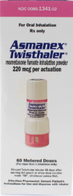 ASMANEX INHALER 220MCG PER ACTUATION 60 INHALANR