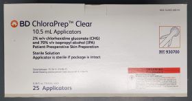 Prep Solution ChloraPrep Clear 10.5mL Applicator 2%/ 70% CHG /Isopropyl