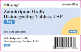 ZOLMITRIPTAN ORALLY DISINTEGREATING TAB, USP 5MG