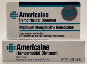 AMERICAINE HEMORRHOIDAL OINTMENT 20% BENZOCAINE 1 OZ