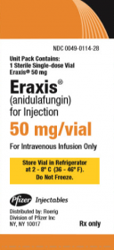 ERAXIS FOR INJ SDV 50MG