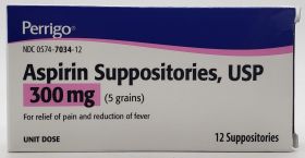 ASPIRIN SUPPOSITORIES, USP 300MG