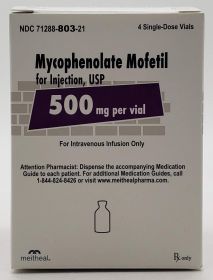 MYCOPHENOLATE MOFETIL INJ USP SDV 500MG
