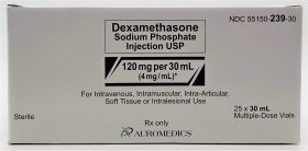 DEXAMETHASONE SODIUM PHOSPHATE INJ, USP 4MG/ML MDV 30ML