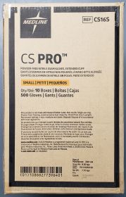 Gloves, Small, CS Pro 16", Extended Cuff, Powder-Free, Nitrile, Exam, Case