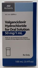 VALGANCICLOVIR FOR ORAL SOLUTION 50MG/ML 100ML