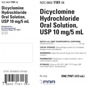 DICYCLOMINE HCI ORAL SOLUTION, USP 10MG/5ML 473ML