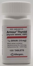 THYROID TAB 1/4GR 15MG