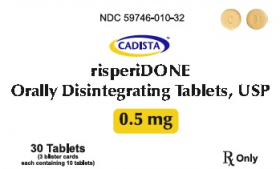 RISPERIDONE ODT TAB 0.5MG