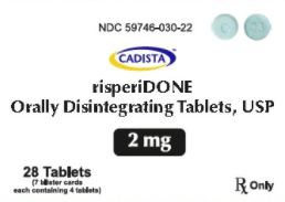 RISPERIDONE ODT TAB 2MG