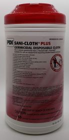 Surface Disinfectant Cleaner Sani-Cloth Plus Premoistened Germicidal 65 Count NonSterile Disposable 65/box Professional Disposables MFG# Q85084