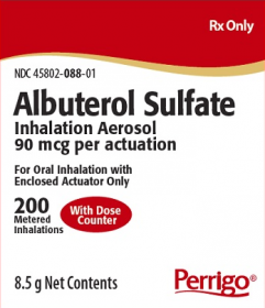 ALBUTEROL SULFATE INHAILER 90MCG 8.5G