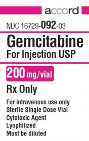 GEMCITABINE SDV 200MG